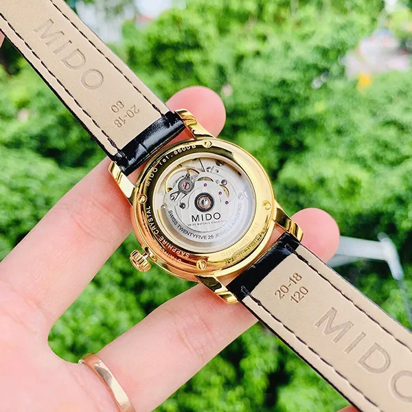 Đồng Hồ Nam Mido Baroncelli II Automatic M8600.3.26.4 (M86003264) Màu Đen Vàng - Đồng hồ - Vua Hàng Hiệu