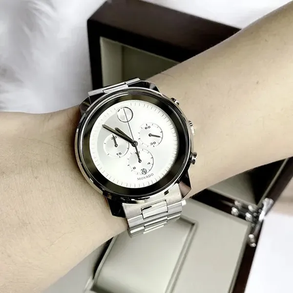 Đồng Hồ Nam Movado Bold Chronograph Watch 3600276 Màu Bạc - Đồng hồ - Vua Hàng Hiệu