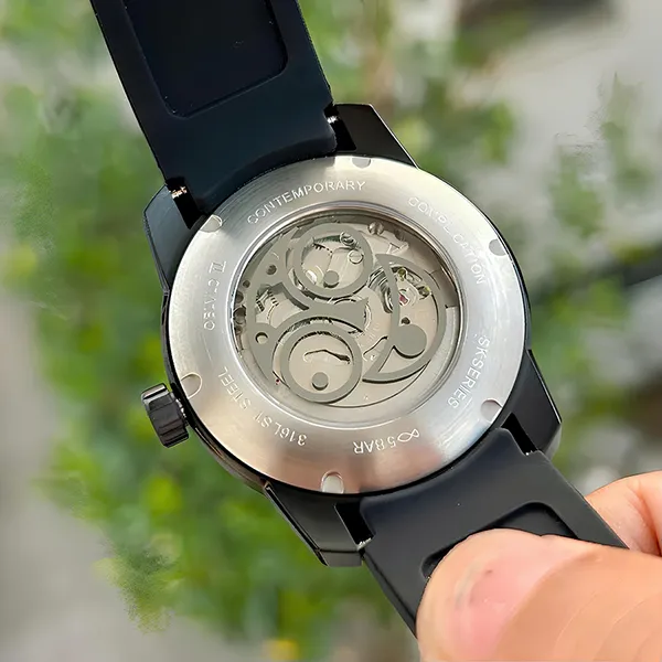 Đồng Hồ Nam OBLVLO-SK-JM-BOBR Màu Đen Cam - Đồng hồ - Vua Hàng Hiệu