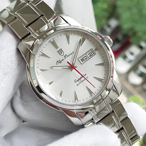 Đồng Hồ Nam Olym Pianus OP990-05AMS-T Màu Bạc Trắng - Đồng hồ - Vua Hàng Hiệu