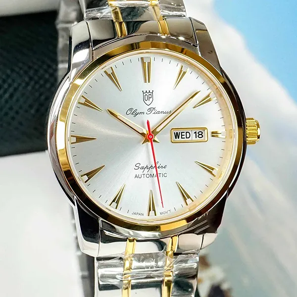 Đồng Hồ Nam Olym Pianus OP990-05AMSK-T Màu Bạc Trắng - Đồng hồ - Vua Hàng Hiệu