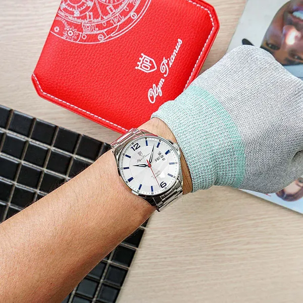 Đồng Hồ Nam Olym Pianus OP9923AMS-T Màu Bạc - Đồng hồ - Vua Hàng Hiệu