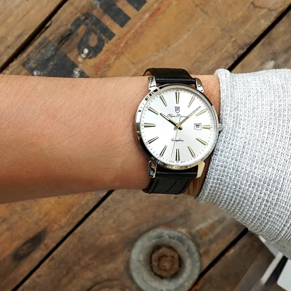 Đồng Hồ Nam Olym Pianus Quartz Watch OP130-03MS-GL-T Màu Đen - Đồng hồ - Vua Hàng Hiệu