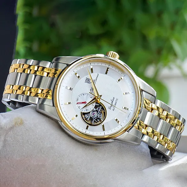 Đồng Hồ Nam Olym Pianus Watch OP990-163AMSK-T Màu Demi (Bạc/Vàng) - Đồng hồ - Vua Hàng Hiệu