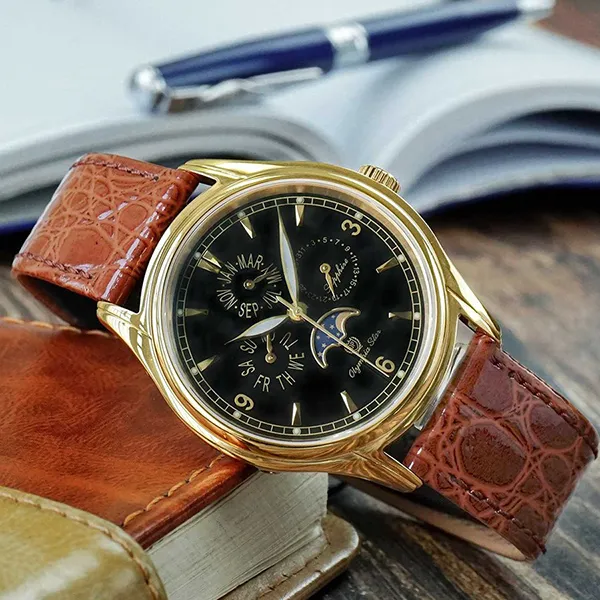 Đồng Hồ Nam Olympia Star Watch OPA98022-06MK-GL-D Màu Nâu/Đen - Đồng hồ - Vua Hàng Hiệu