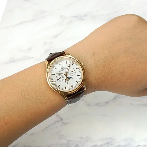 Đồng Hồ Nam Olympia Star Watch OPA98022-86MR-GL-T Màu Nâu/Trắng - Đồng hồ - Vua Hàng Hiệu