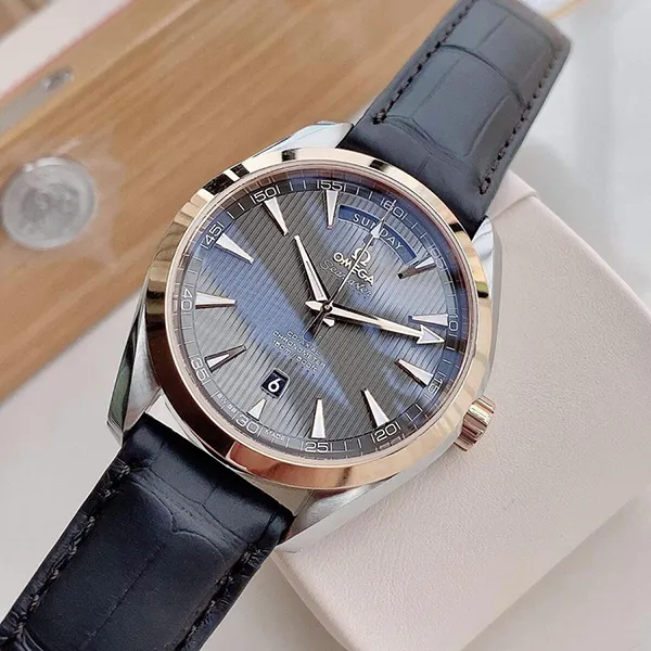 Đồng Hồ Nam Omega Terra Co-Axial Chronometer Day-Date Watch 231.23.42.22.06.001 Màu Nâu - Đồng hồ - Vua Hàng Hiệu