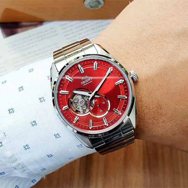 Đồng Hồ Nam Orient Semi Skeleton Small Second RA-AR0010R10B (RN-AR0010R) Màu Đỏ Bạc - Đồng hồ - Vua Hàng Hiệu