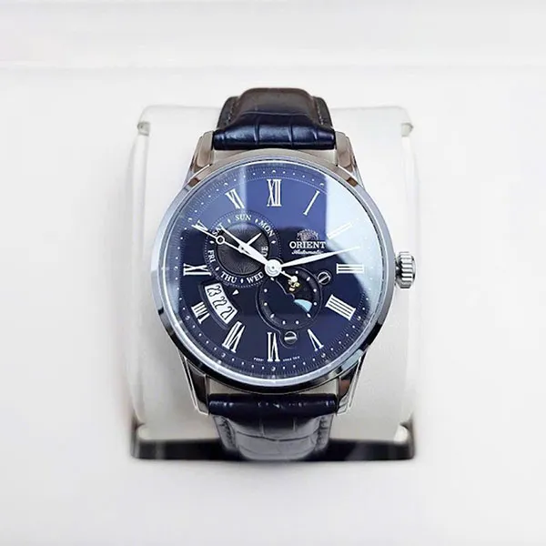 Đồng Hồ Nam Orient Sun And Moon Gen 3 AK0011D30B (RN-AK0004L) Màu Xanh Navy