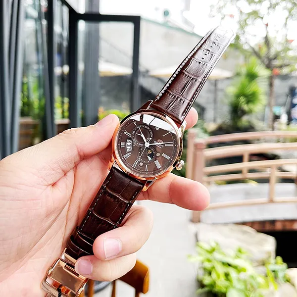 Đồng Hồ Nam Orient Sun And Moon Gen 3 SAK00003T0 (RA-AK0009T) (RN-AK0002Y) Màu Nâu - Đồng hồ - Vua Hàng Hiệu