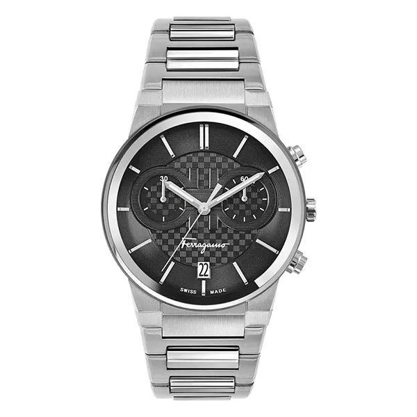 Đồng Hồ Nam Salvatore Ferragamo Watch Màu Đen - Bạc - Đồng hồ - Vua Hàng Hiệu