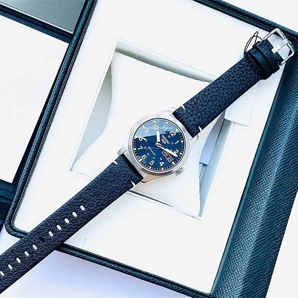 Đồng Hồ Nam Seiko 5 Sports SRPG39K1 Màu Xanh Bạc - Đồng hồ - Vua Hàng Hiệu