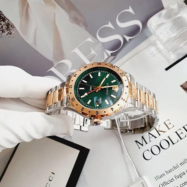 Đồng Hồ Nam Versace V11050016 Màu Xanh Vàng - Đồng hồ - Vua Hàng Hiệu