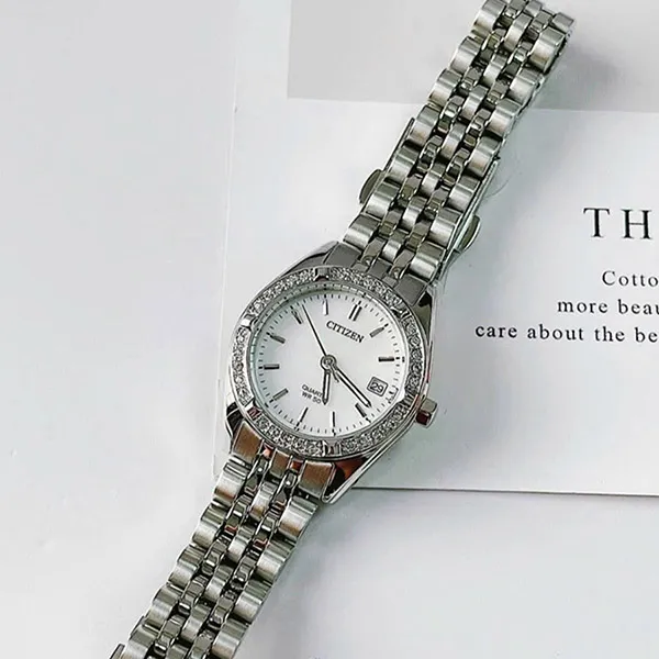 Đồng Hồ Nữ Citizen Quartz Silver Tone Watch EU6060 55D Màu Bạc - Đồng hồ - Vua Hàng Hiệu