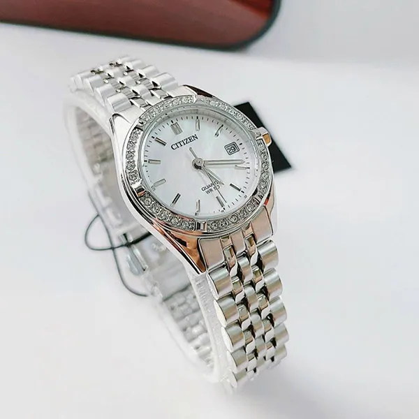 Đồng Hồ Nữ Citizen Quartz Silver Tone Watch EU6060 55D Màu Bạc - Đồng hồ - Vua Hàng Hiệu