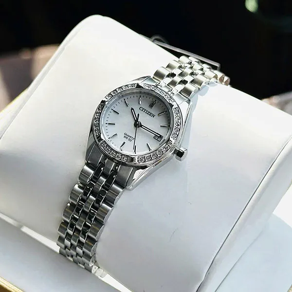 Đồng Hồ Nữ Citizen Quartz Silver Tone Watch EU6060 55D Màu Bạc - Đồng hồ - Vua Hàng Hiệu