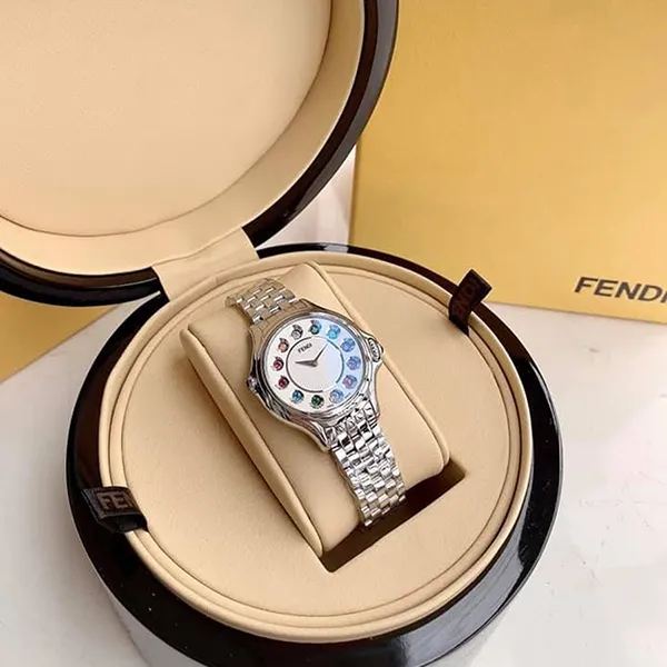 Đồng Hồ Nữ Fendi Crazy Carats F107024000T05 33mm Màu Bạc - Đồng hồ - Vua Hàng Hiệu