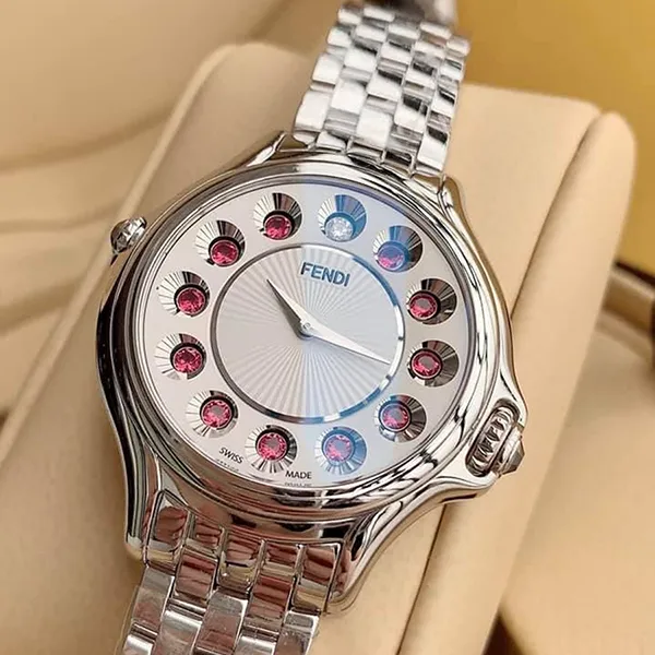 Đồng Hồ Nữ Fendi Crazy Carats F107024000T05 33mm Màu Bạc - Đồng hồ - Vua Hàng Hiệu