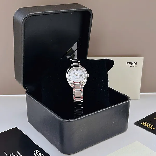 Đồng Hồ Nữ Fendi Momento Watch F218024500 Màu Bạc