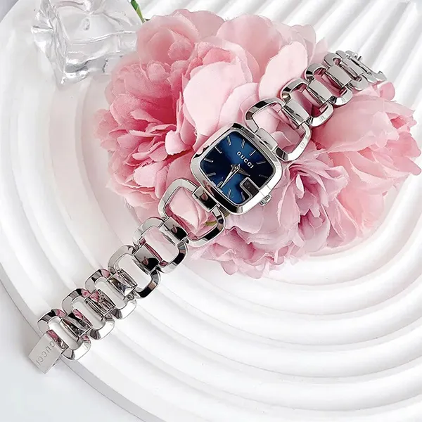 Đồng Hồ Nữ Gucci Class Blue YA125508 Màu Xanh Bạc