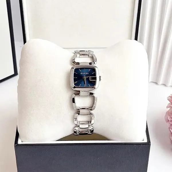 Đồng Hồ Nữ Gucci Class Blue YA125508 Màu Xanh Bạc