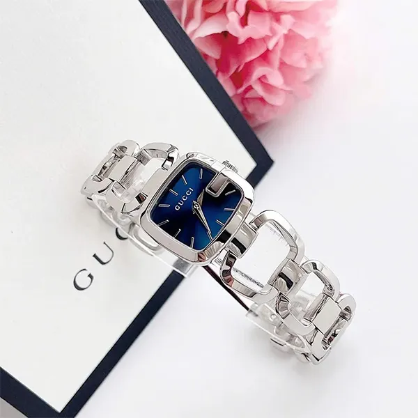 Đồng Hồ Nữ Gucci Class Blue YA125508 Màu Xanh Bạc