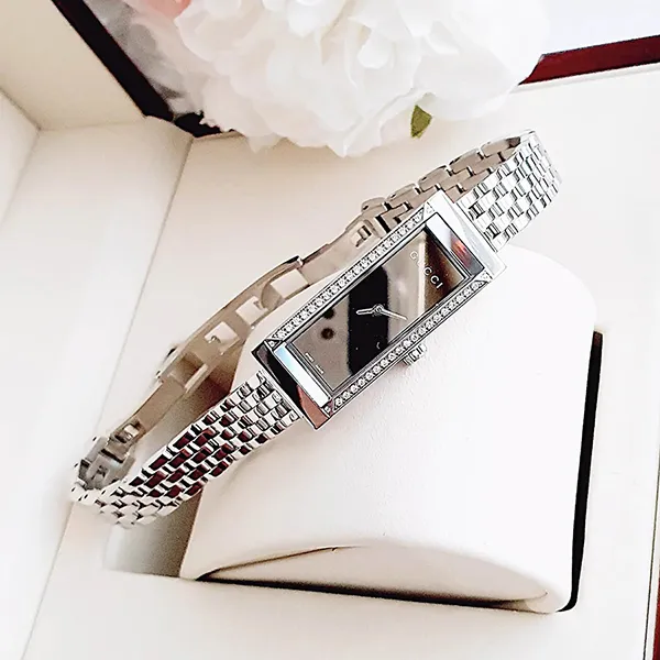Đồng Hồ Nữ Gucci G-FRAME YA127508 Màu Bạc