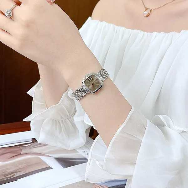Đồng Hồ Nữ Gucci G-Gucci Brown Dial Watch YA125516 Màu Bạc - Đồng hồ - Vua Hàng Hiệu