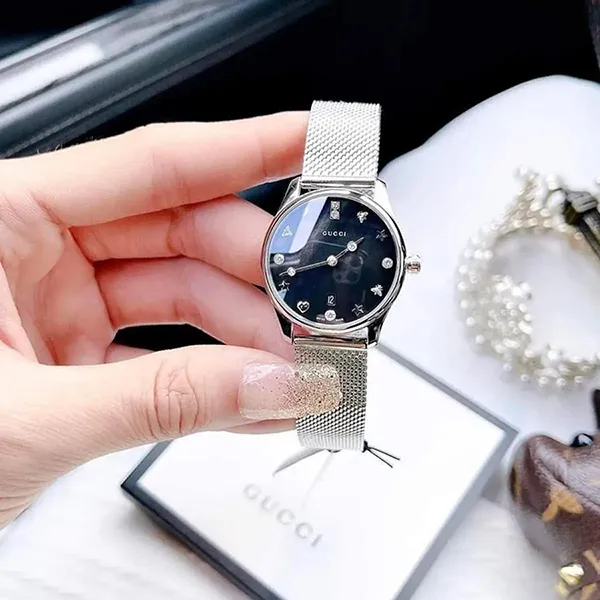 Đồng Hồ Nữ Gucci G-Timeless Quartz Watch YA1265001 Màu Bạc - Đồng hồ - Vua Hàng Hiệu
