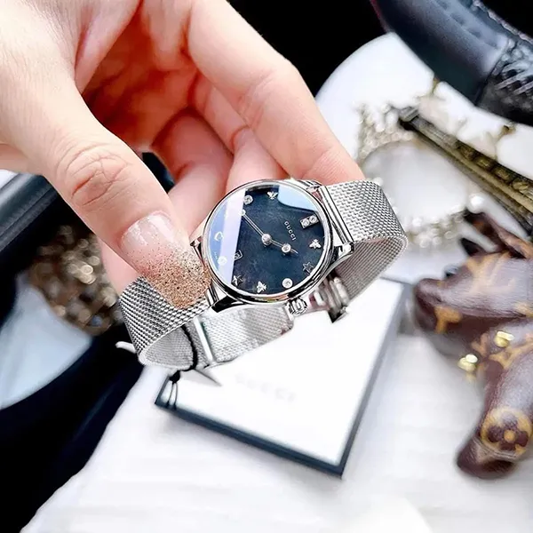 Đồng Hồ Nữ Gucci G-Timeless Quartz Watch YA1265001 Màu Bạc - Đồng hồ - Vua Hàng Hiệu