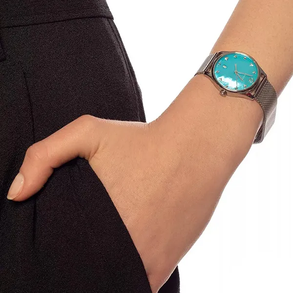 Đồng Hồ Nữ Gucci G-Timeless Quartz Watch YA126582 Màu Bạc/Xanh - Đồng hồ - Vua Hàng Hiệu
