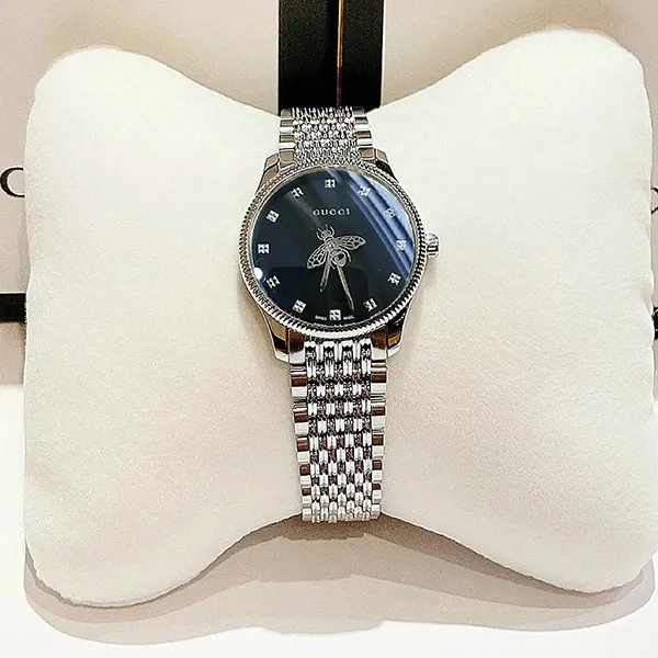 Đồng Hồ Nữ Gucci G-Timeless Watch 29mm YA1265020 Màu Bạc Đen - Đồng hồ - Vua Hàng Hiệu
