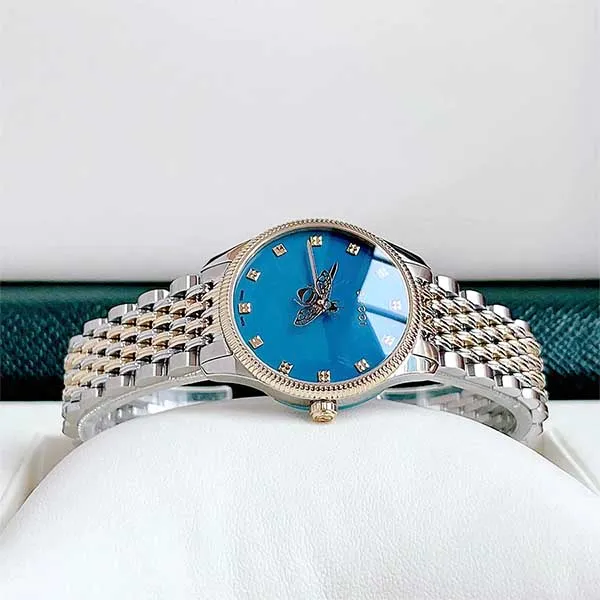 Đồng Hồ Nữ Gucci G-Timeless YA1265029 Màu Vàng - Xanh - Đồng hồ - Vua Hàng Hiệu