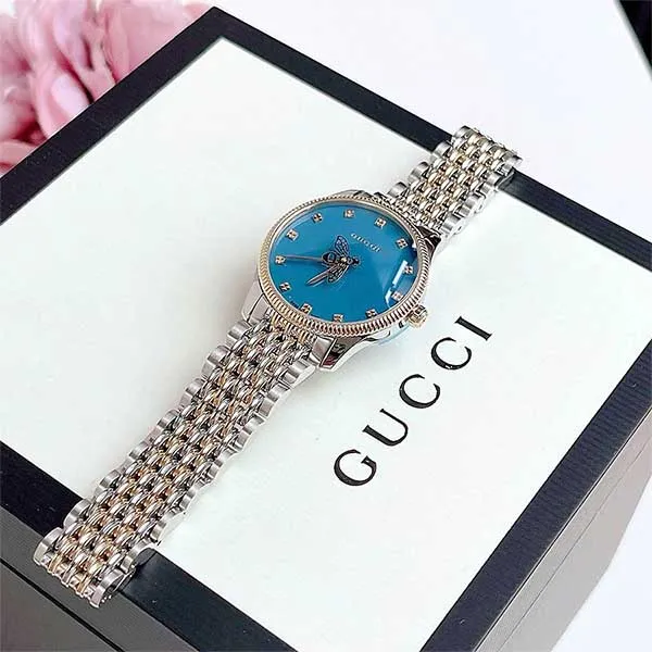Đồng Hồ Nữ Gucci G-Timeless YA1265029 Màu Vàng - Xanh - Đồng hồ - Vua Hàng Hiệu