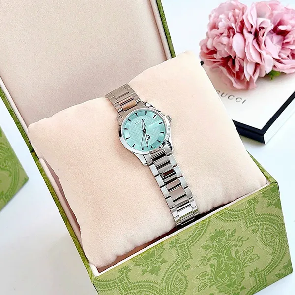 Đồng Hồ Nữ Gucci G-Timeless YA1265051 Màu Xanh - Bạc - Đồng hồ - Vua Hàng Hiệu