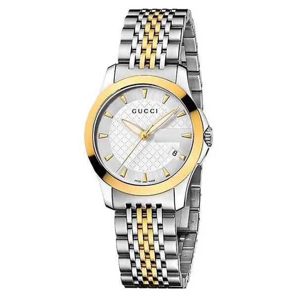 Đồng Hồ Nữ Gucci Quartz YA126511 G-Timeless Màu Trắng - Vàng - Đồng hồ - Vua Hàng Hiệu
