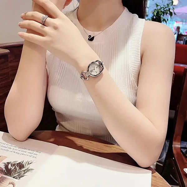 Đồng Hồ Nữ Gucci YA139504 Horsebit Collection Diamond Màu Bạc - Đồng hồ - Vua Hàng Hiệu