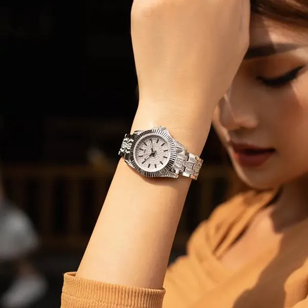 Đồng Hồ Nữ Kemil K&M Cartus KM2203-VT-T Silver Tone Màu Bạc