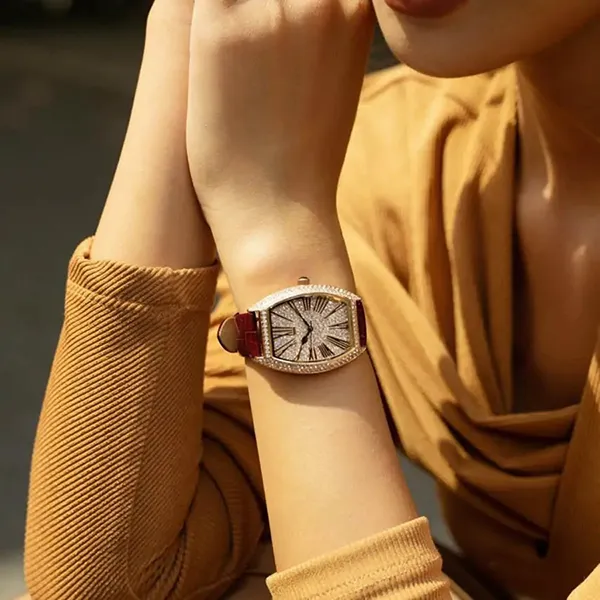 Đồng Hồ Nữ Kemil K&M KM1912-VH-CLM-DHM Rose Gold Màu Đỏ - Vàng Hồng