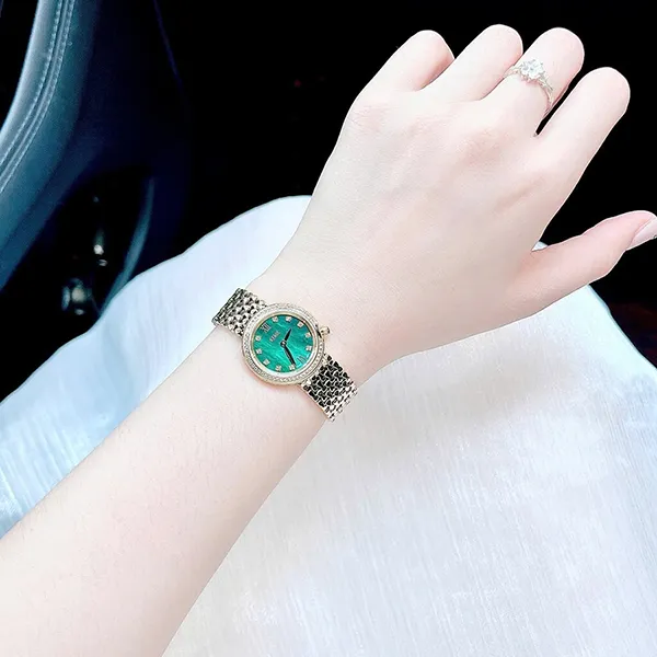 Đồng Hồ Nữ Kemil K&M KM2502 Màu Xanh Green