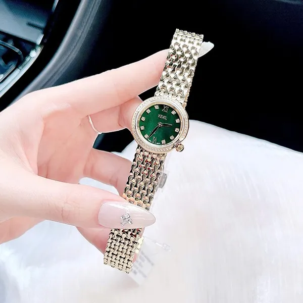Đồng Hồ Nữ Kemil K&M KM2502 Màu Xanh Green