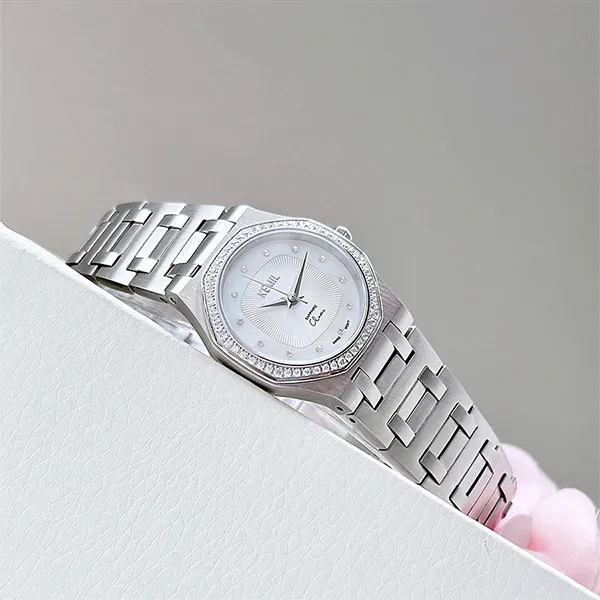 Đồng Hồ Nữ Kemil Melania SS 2025 Màu Bạc