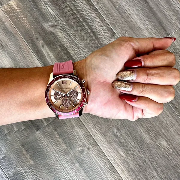 Đồng Hồ Nữ Michael Kors Berkley Quartz MKO1039 Màu Hồng - Đồng hồ - Vua Hàng Hiệu