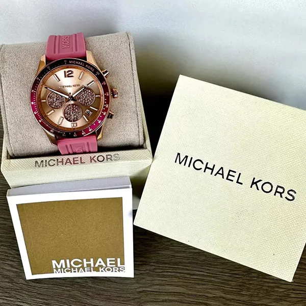 Đồng Hồ Nữ Michael Kors Berkley Quartz MKO1039 Màu Hồng - Đồng hồ - Vua Hàng Hiệu