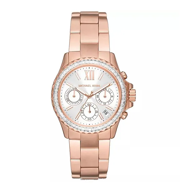Đồng Hồ Nữ Michael Kors Everest Chronograph Watch MK7213 Màu Vàng Hồng - Đồng hồ - Vua Hàng Hiệu
