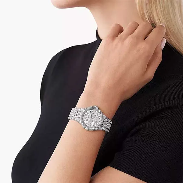 Đồng Hồ Nữ Michael Kors MK Camille Silver Tone Watch 33mm Màu Bạc - Đồng hồ - Vua Hàng Hiệu