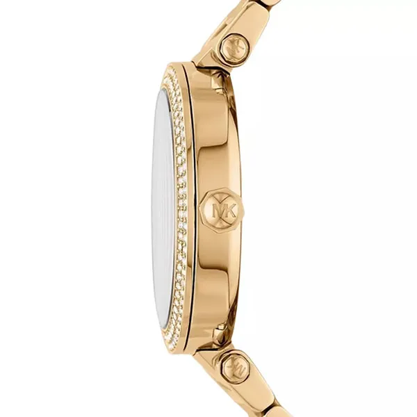 Đồng Hồ Nữ Michael Kors MK Pavé Gold-Tone Logo Watch 39mm MK6659 Màu Vàng - Đồng hồ - Vua Hàng Hiệu