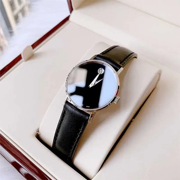 Đồng Hồ Nữ Movado Classic Museum Quartz Black Dial Watch 0607317 Màu Đen - Đồng hồ - Vua Hàng Hiệu