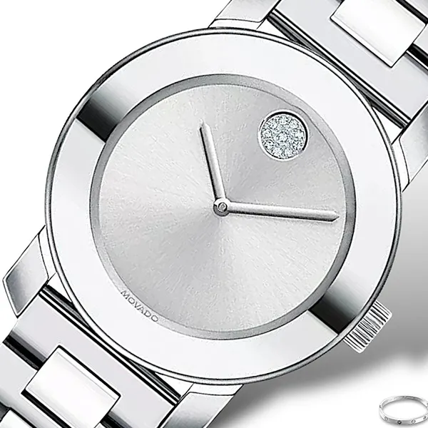 Đồng Hồ Nữ Movado Quartz 3600638 Bold Metallic Màu Bạc - Đồng hồ - Vua Hàng Hiệu