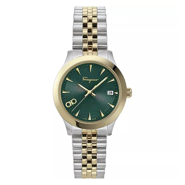Đồng Hồ Nữ Salvatore Ferragamo Duo Watch Màu Xanh